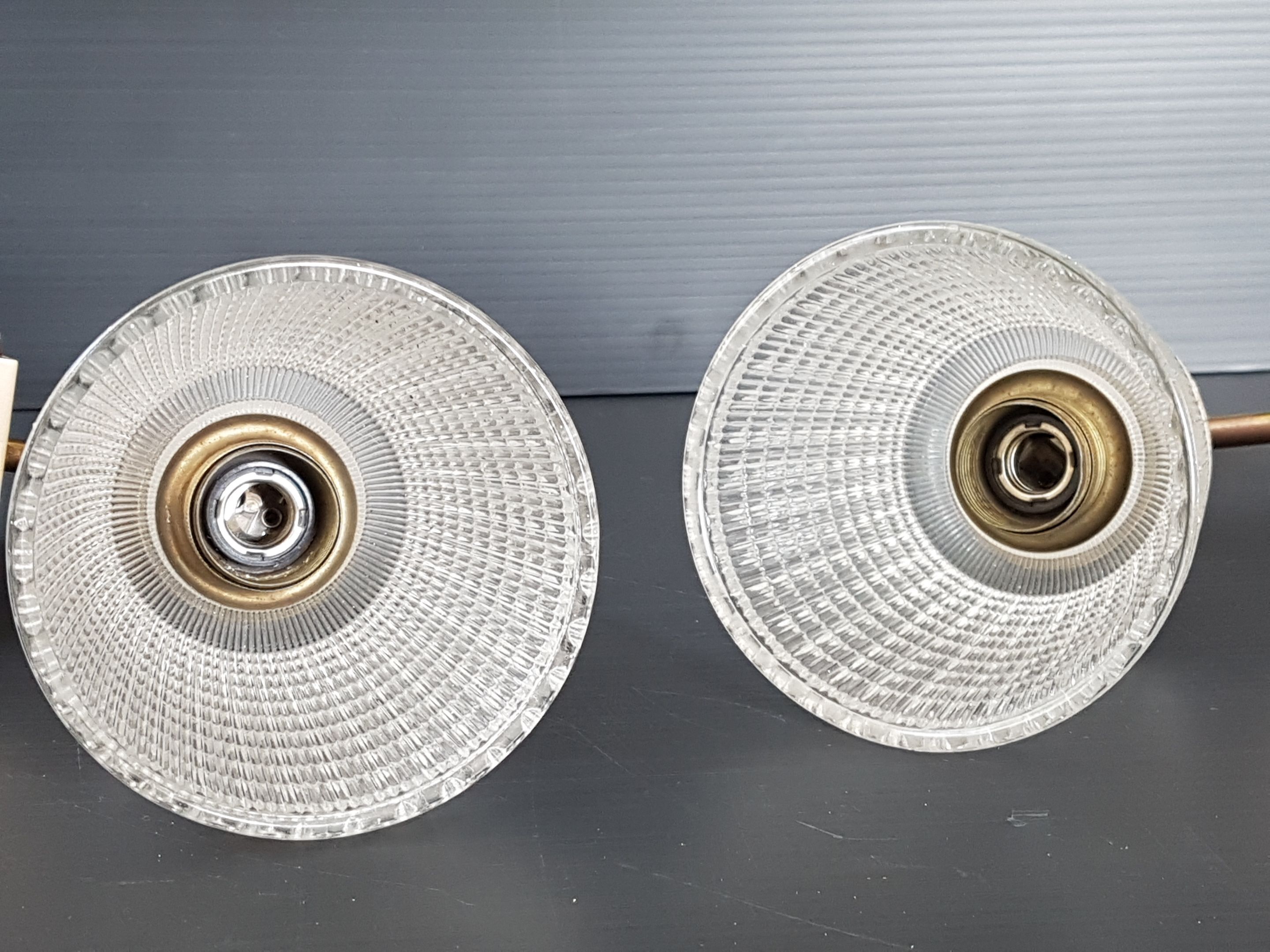 Pair wall lamps 1950