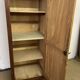 Vintage wooden Parisian wardrobe