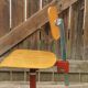 Chaise d'atelier pivotante
