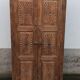 Old built-in wooden wardrobe