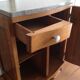 Bedside deco on marble old vintage