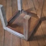 Brutalist wooden bedside tables