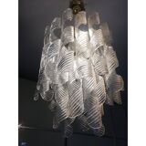 Lustre italien en verre de Murano