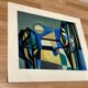 Lithograph signed "Albert Ferenz" Design 1950.