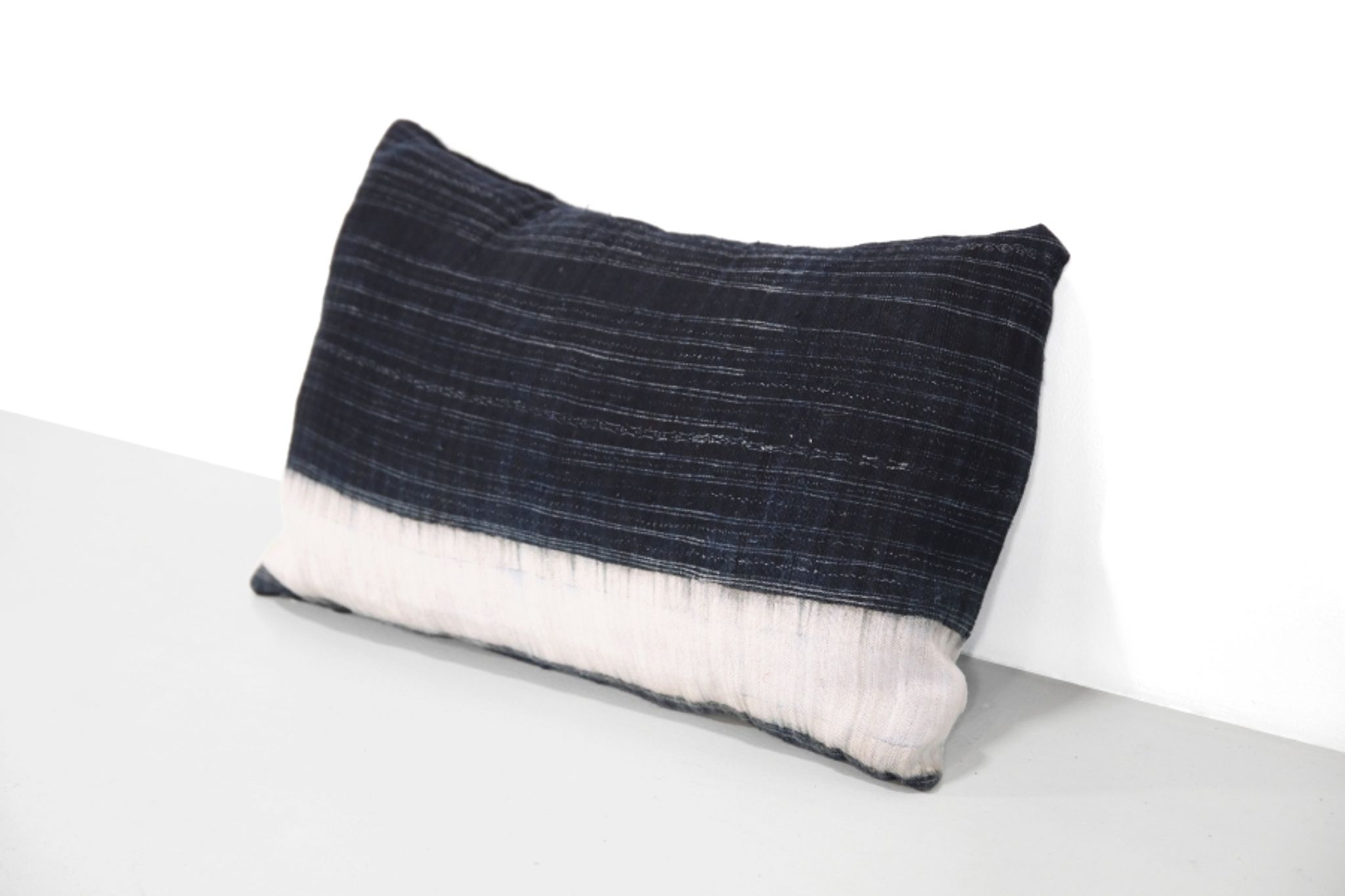 Batik Indigo Hemp Blue Cushion from the Hmong tribe