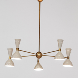 Italian brass chandelier