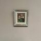 Mid-Century Oil on Panel “Flowers” by Unknown Artist, Vintage & Framed 20 × 23cm