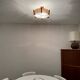 Japan Style Sisal and Teak Pendant Lamp by Temde