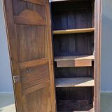 Oak Bonnetière, Moulded, Carved, Louis XIV