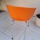 Fauteuil chaise de conférèrent design orange