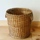 Vintage wicker pot cover