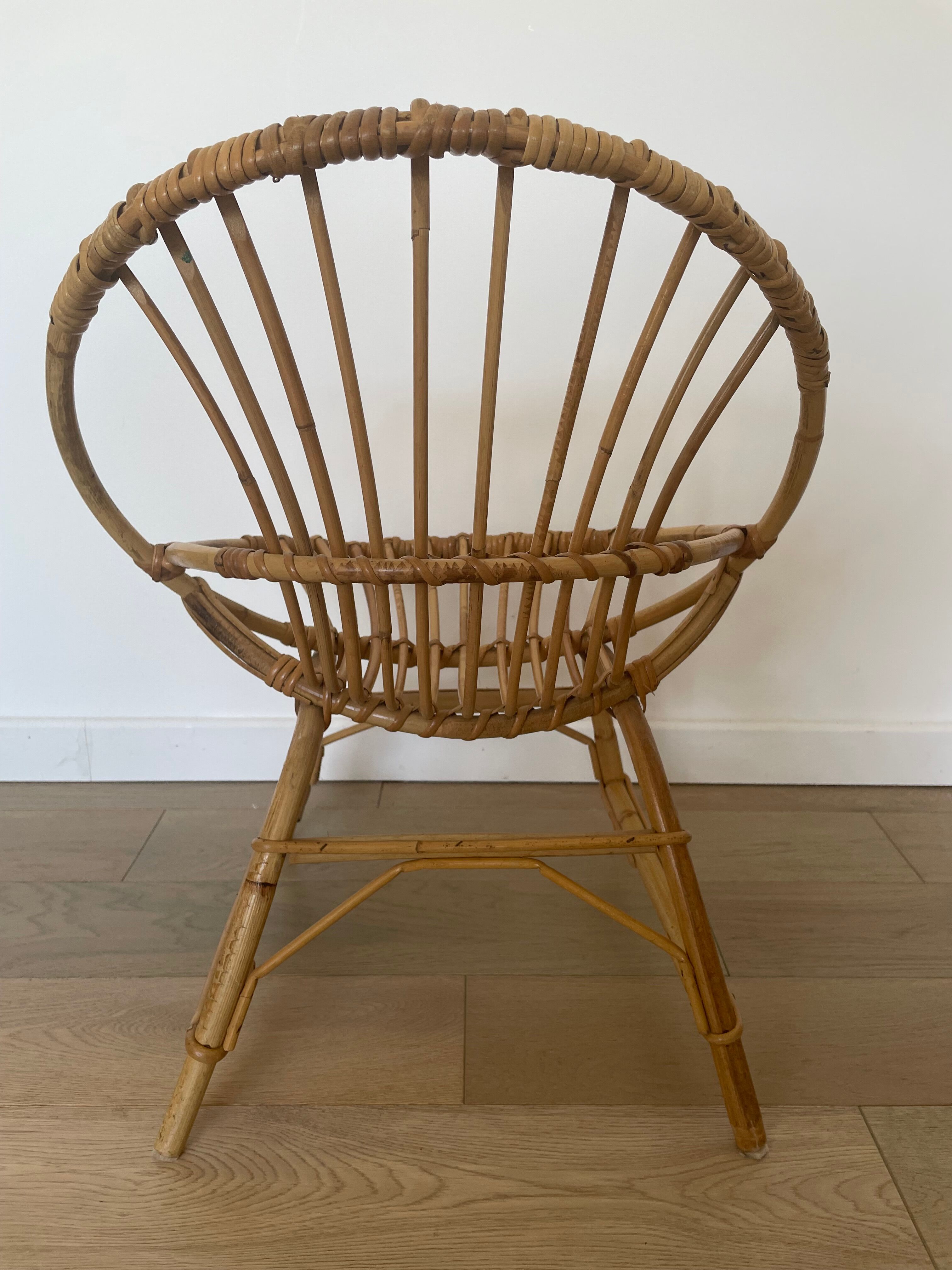 Rattan children's chair