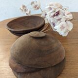Set of teak cups