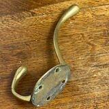 Patère murale en laiton massif 