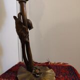 Maurice Bouval art nouveau lamp