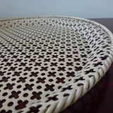 Perforated metal tray Mathieu Mategot 34cm