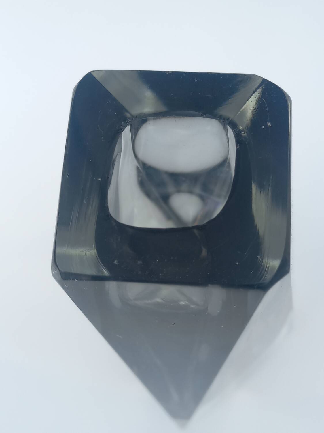 Faceted Murano Sommerso Vase by Flavio Poli