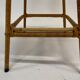 Suite of six vintage bar stools in rattan design Rohe 1960