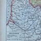 Map of Belgium - 20x29cm 1922