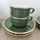 Apilco, set of 2 cups and saucers, Parisian bistros