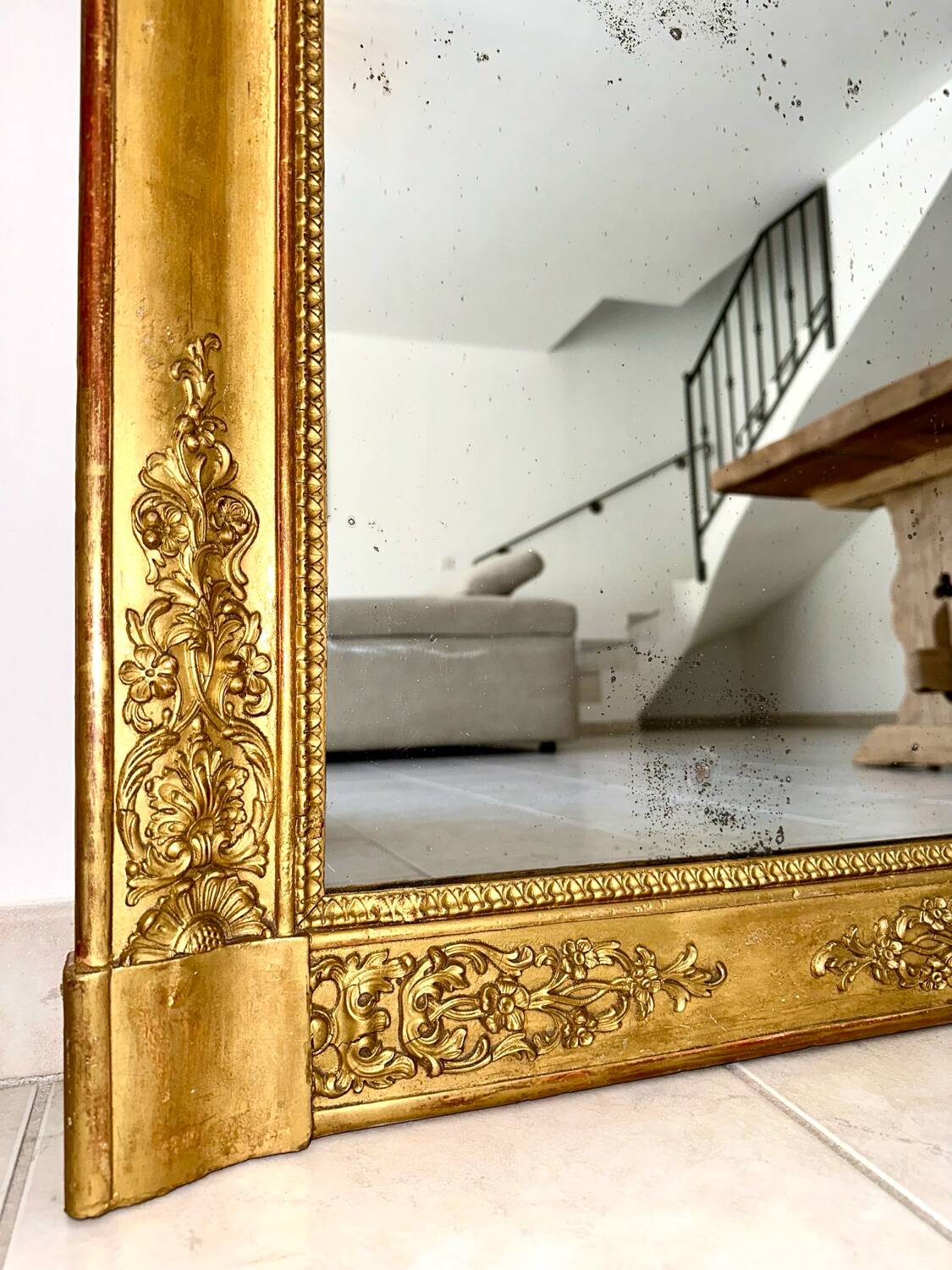 Restoration fireplace mirror