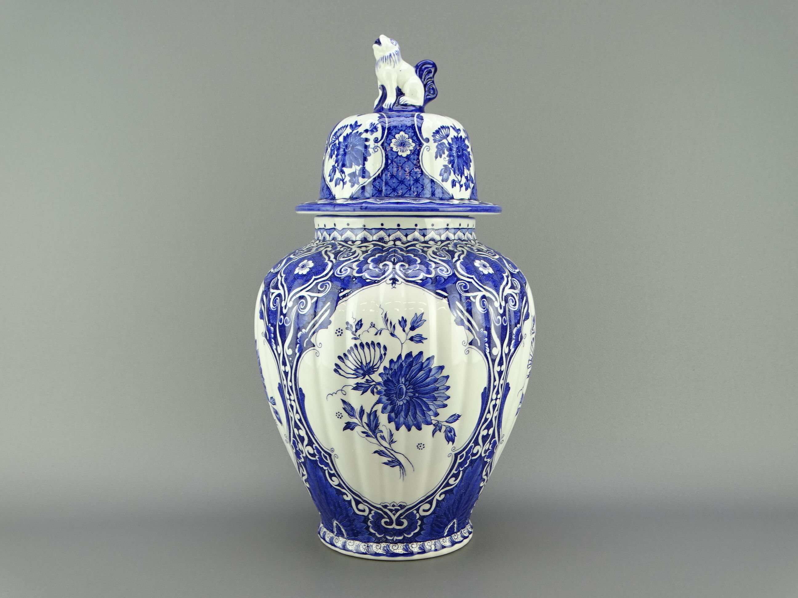 Potiche Delft earthenware vase in Holland