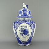 Potiche Delft earthenware vase in Holland