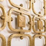 Italian brass bed by Ciansky, Shelba and Luciano Frigerio for Frigerio di Desio, 1960s.