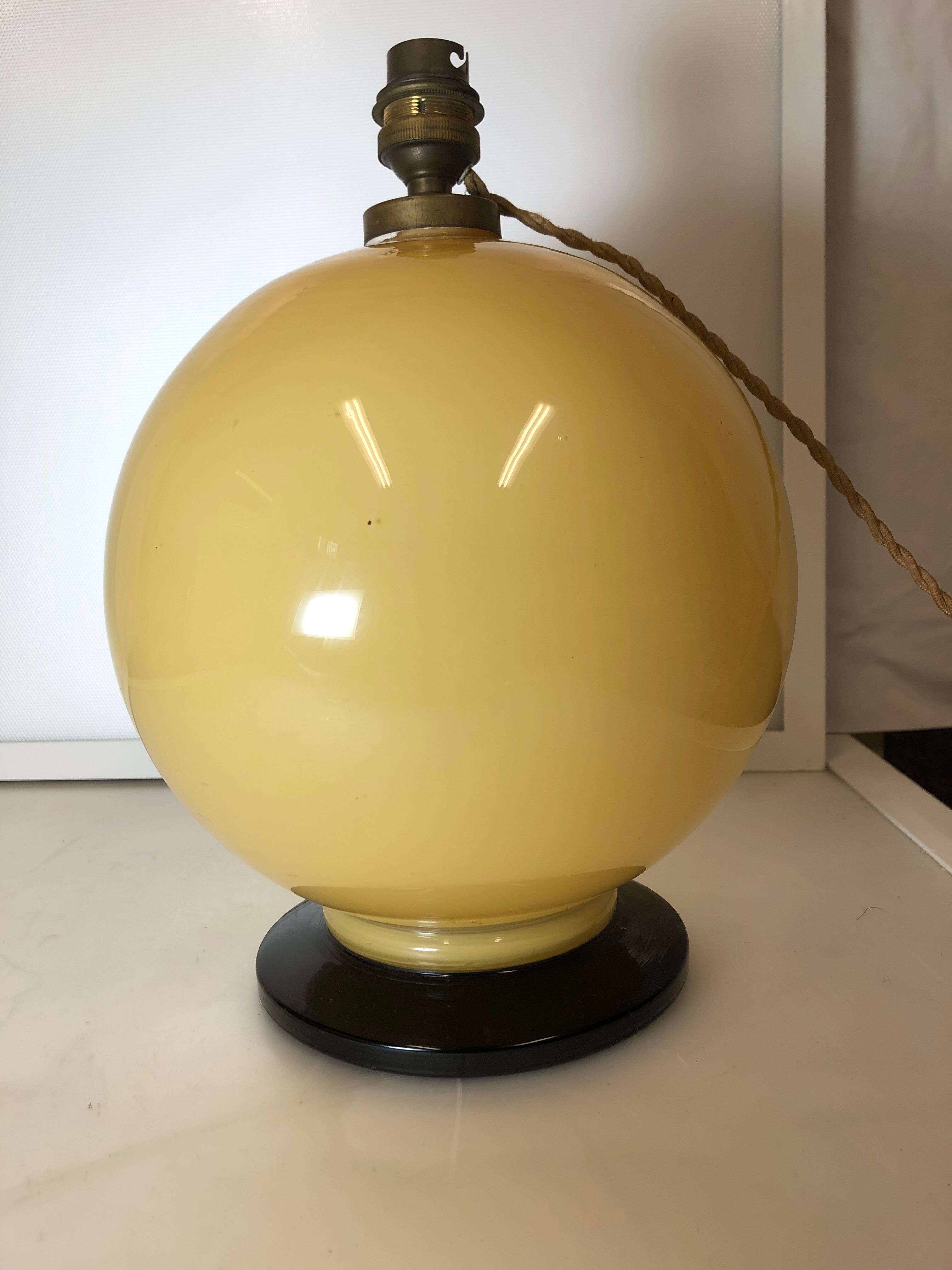 Pied de lampe art deco