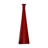 Decorative bottle in red glass