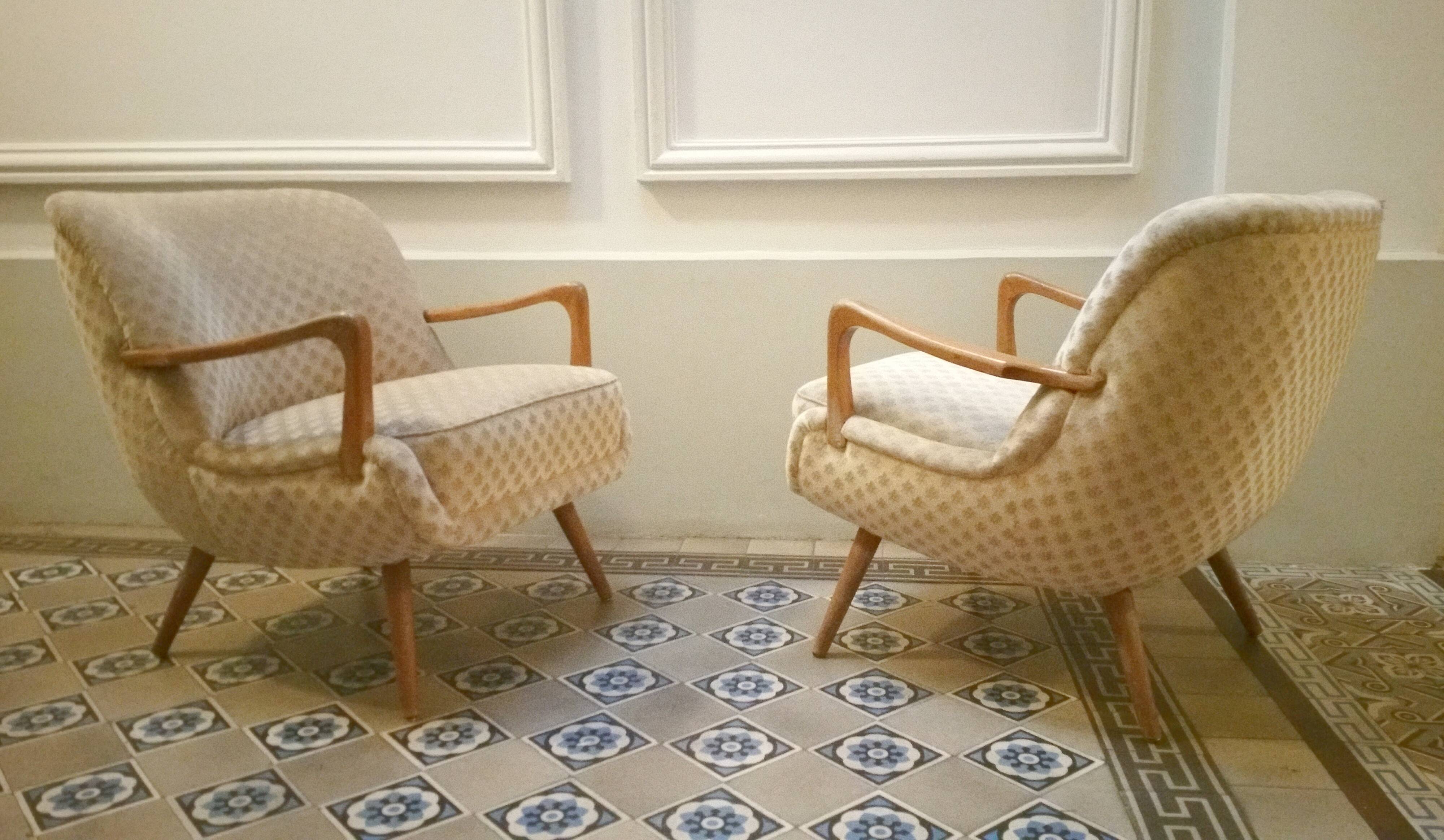 Chair Scandinavian cocktail design 50s 60s