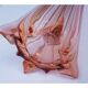 Art deco pink glass vase