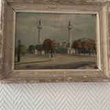 Old painting Paris 1943