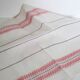 Set of 3 tea towels in mestizo, white and red, new and vintage