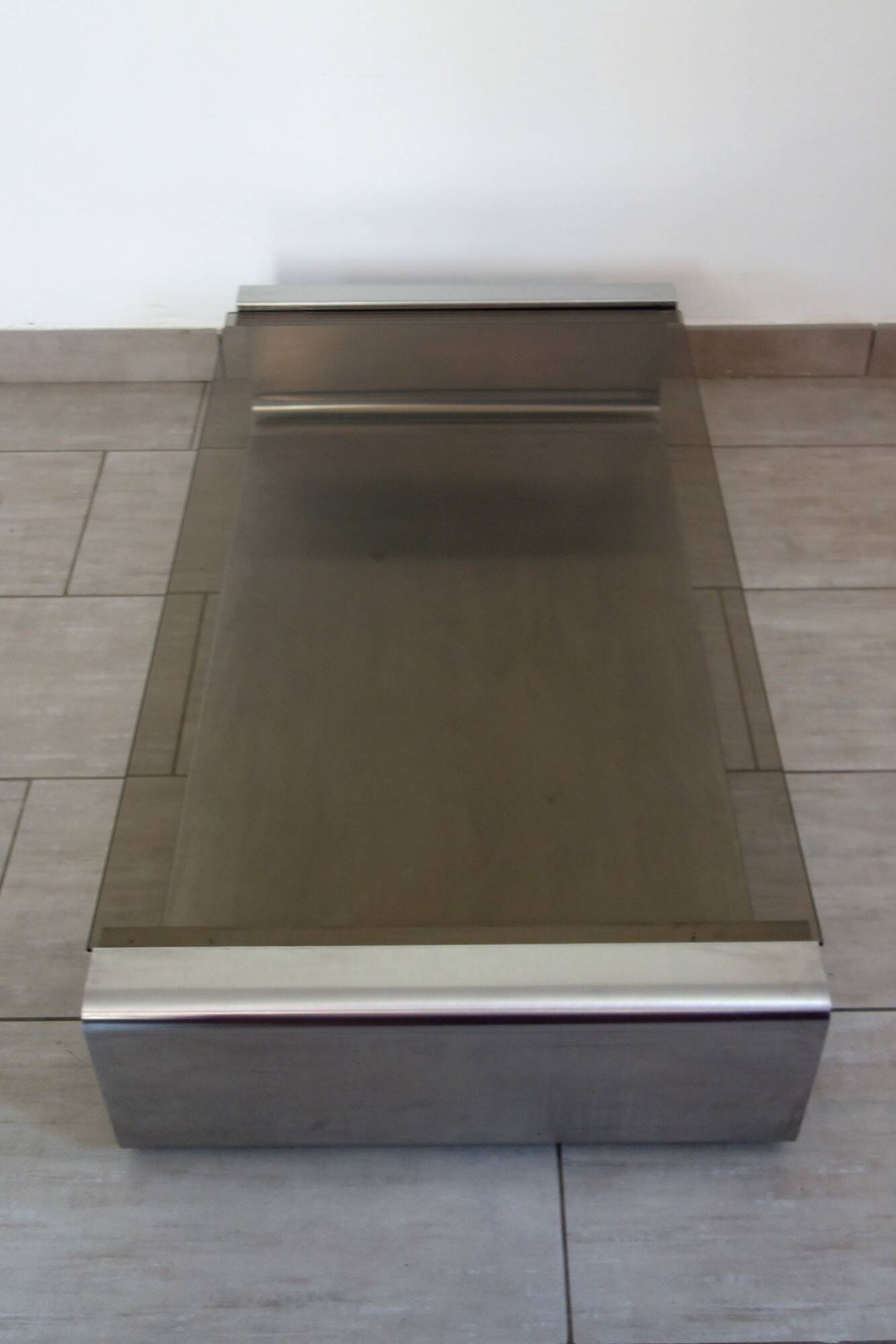 Vintage coffee table by François Monnet, Kappa edition, 1970