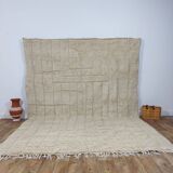 Handmade moroccan berber rug 345 x 257 cm