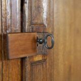 19th Century Dutch Mannerism Oak Cabinet