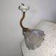 Old porcelain brass glass wall lamp
