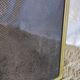 Brass bow firewall and metal mesh