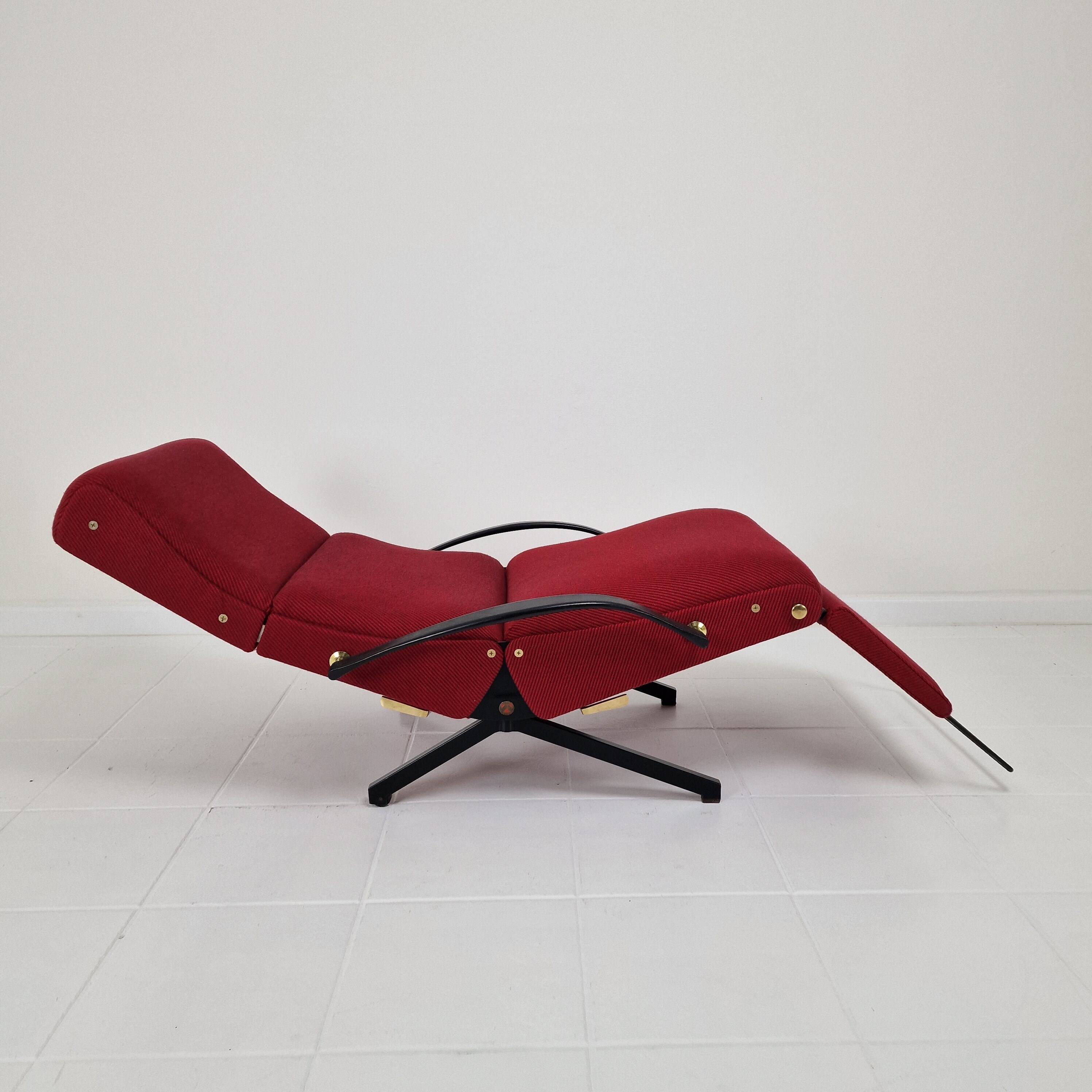 P40 Reclining Lounge Chair by Osvaldo Borsani for Tecno, 1950's
