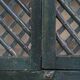 Armoire, buffet espagnol en bois vert et peintures Art populaire, XVIIIe siècle