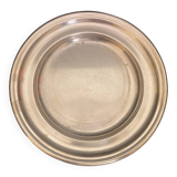 Plat rond - métal argenté