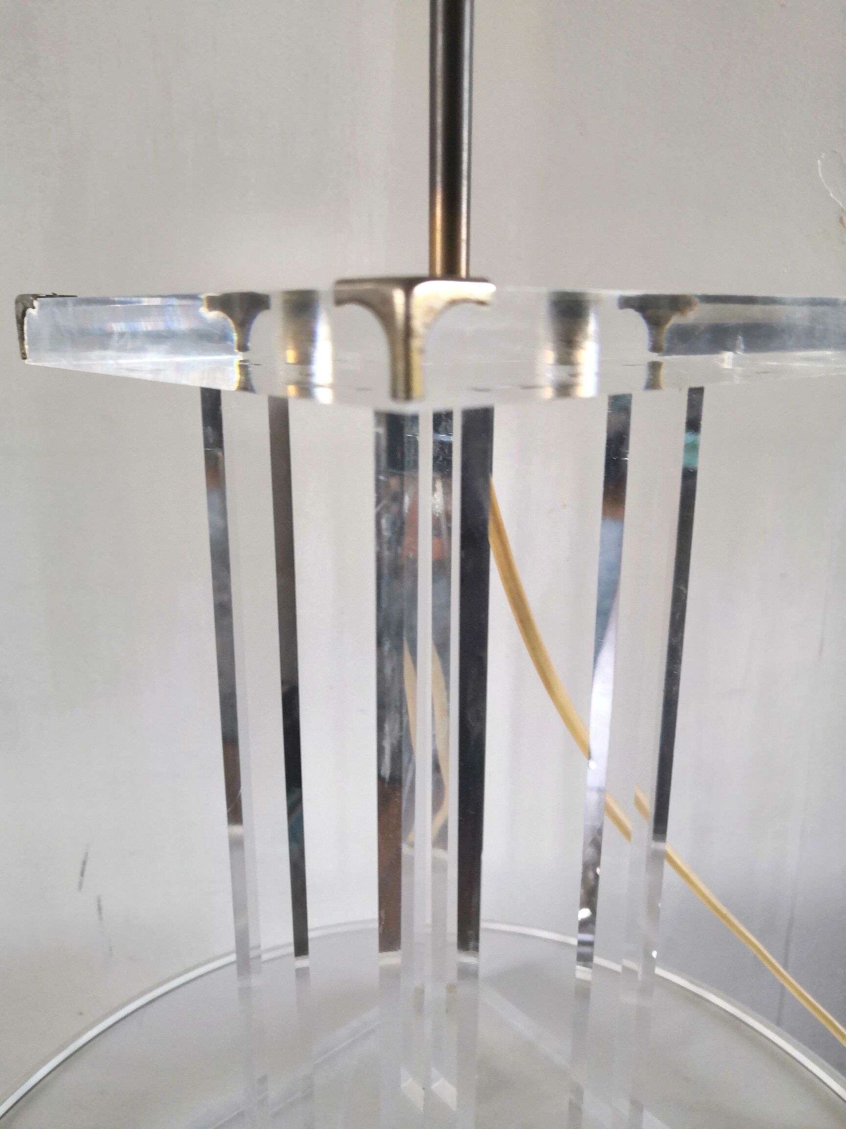 Lamp base design David Lange model Crystal 70s