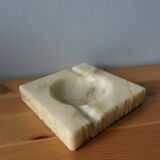 Marble or alabaster ashtray