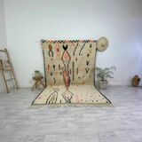 Handmade wool Berber rug 280 X 160 CM