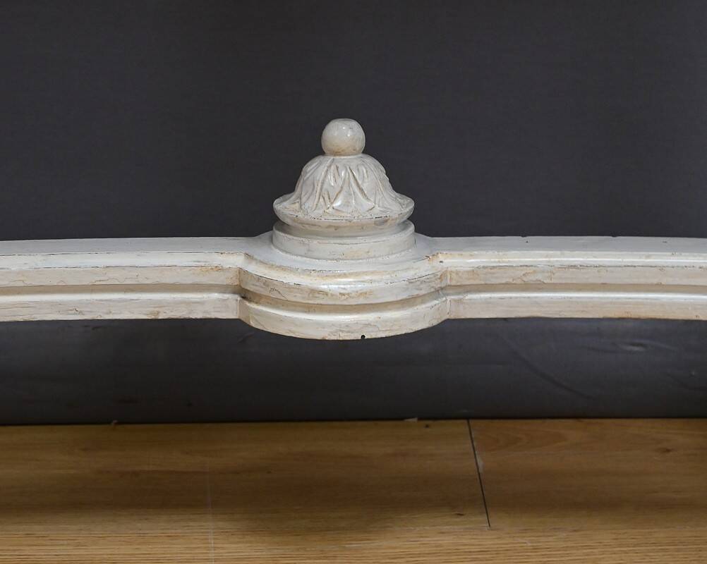 Painted wooden piano bench, Louis XVI style – Late 19th century