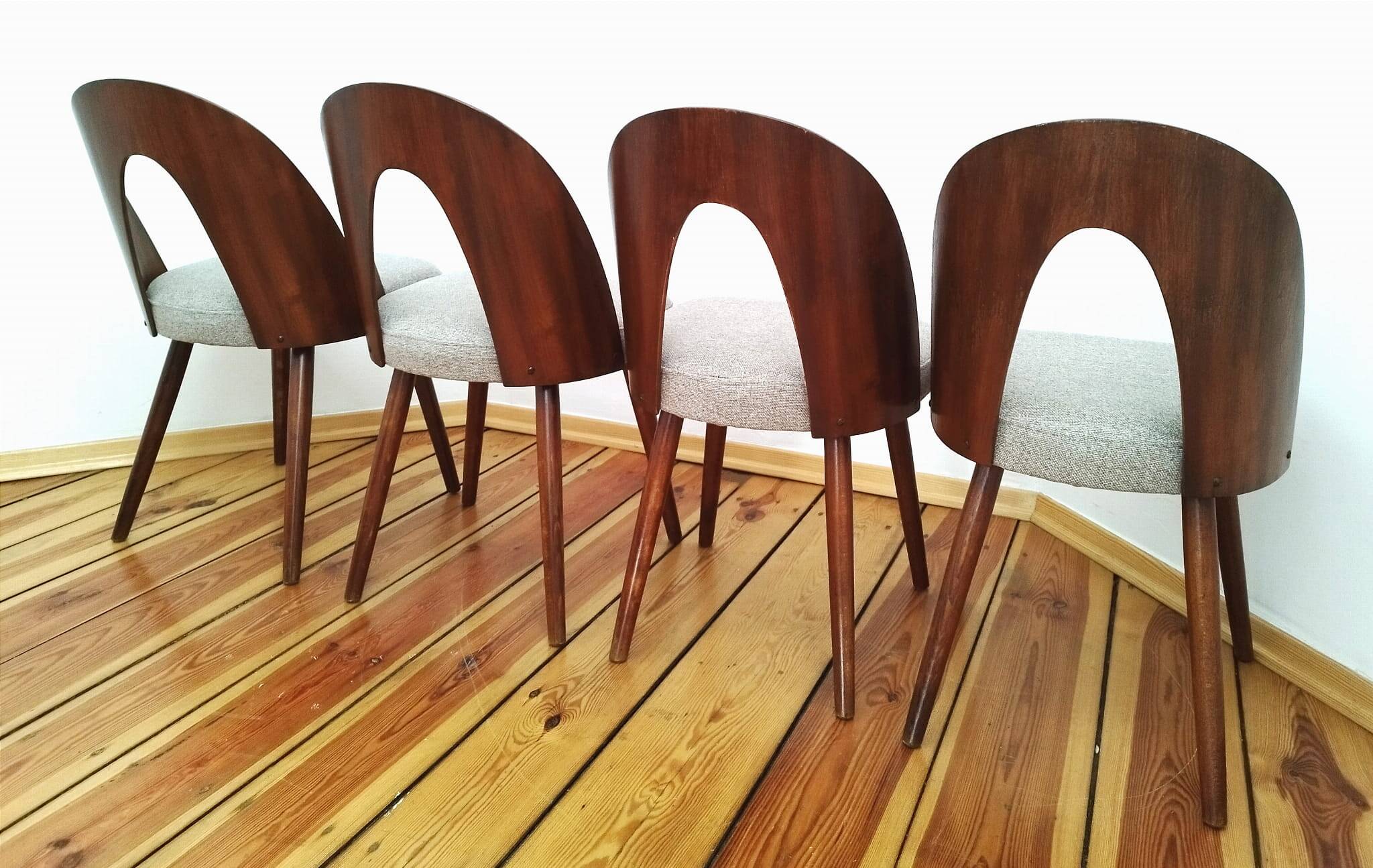 Dining Chairs by A. Suman for Tatra Nabytok, Former Czechoslovakia, 1960s, Set of 4