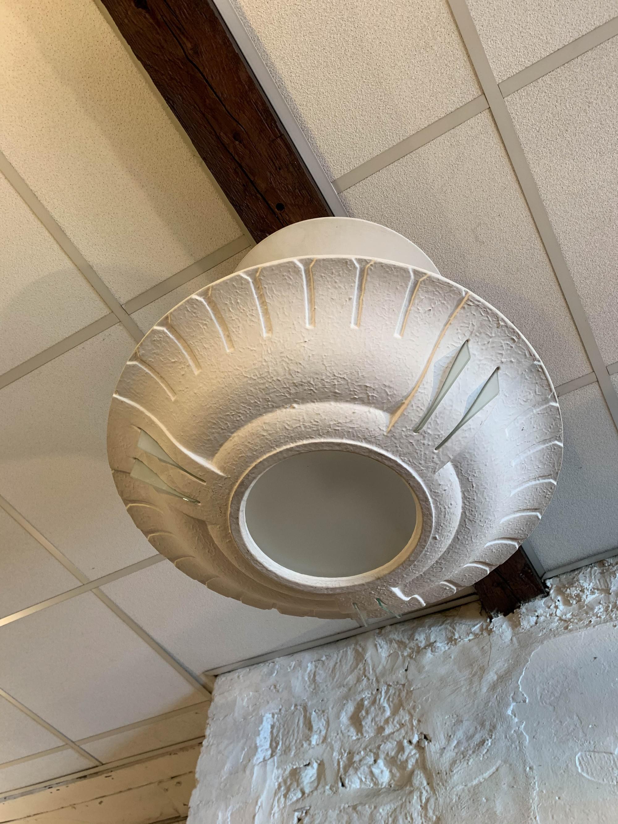 Art deco hanging lamp