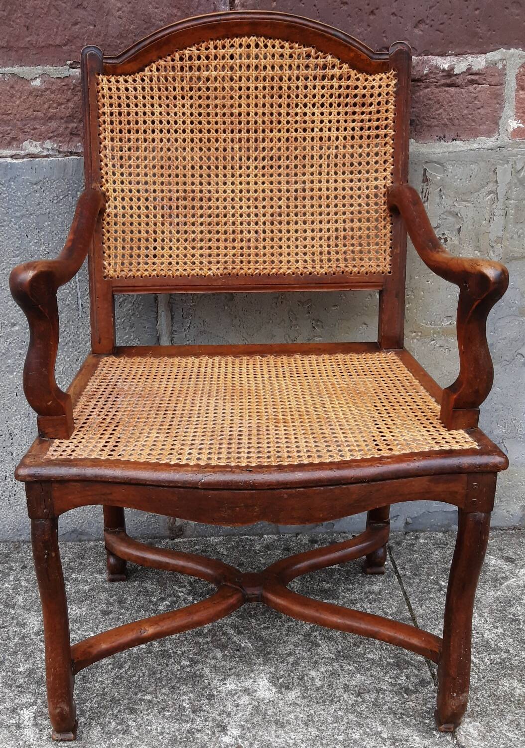 Fauteuil canné, 18ème siècle