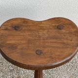 Pair of brutalist tripod stools